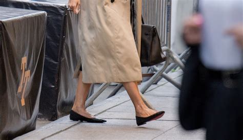 Melania Trump Wears Louboutin Flats for Trump .